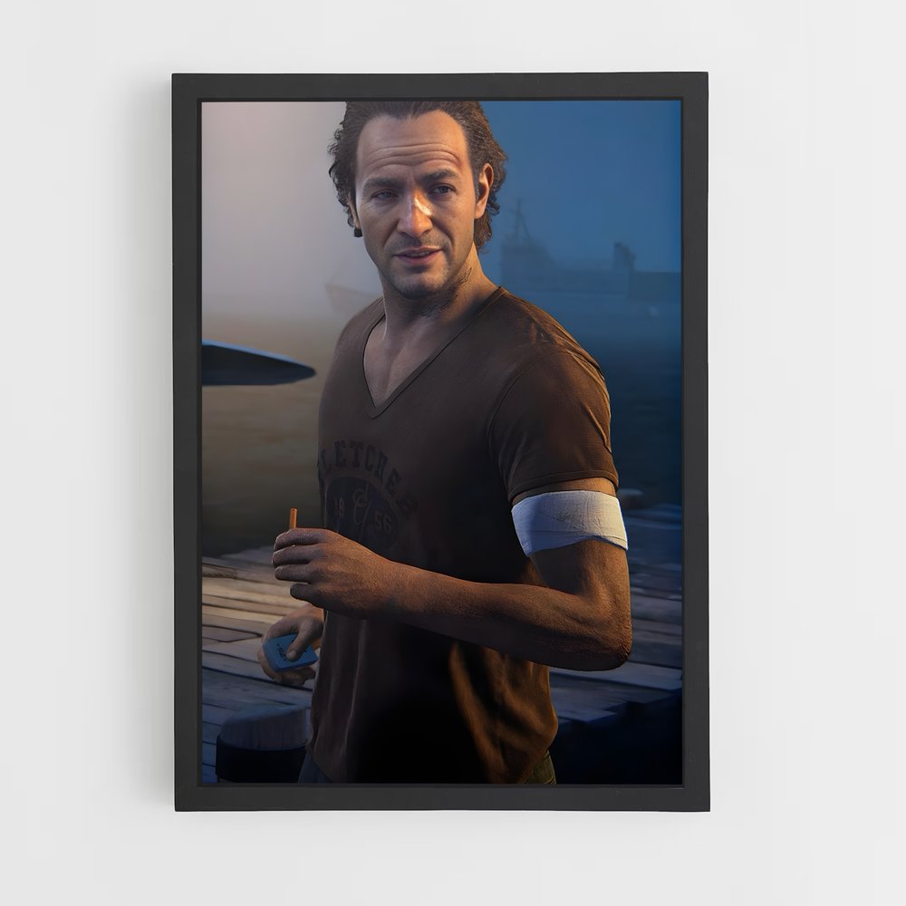 Poster L'Inflexible Sam – affiche Uncharted (vue 2)